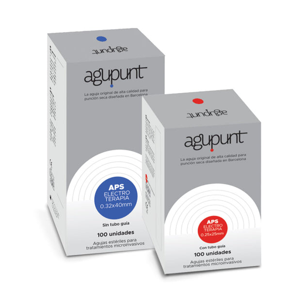 Agujas Agupunt para electrólisis con tubo guía (100 uds)
