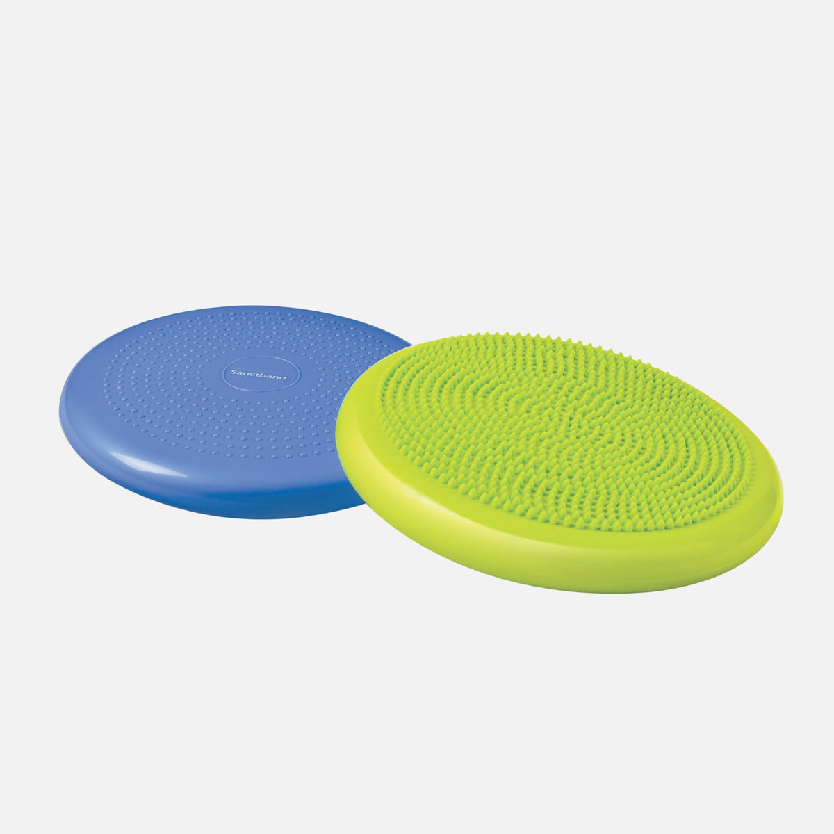 Pack Cojín de equilibrio verde + azul