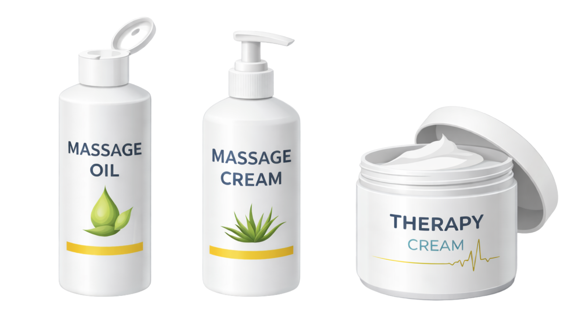 Cremas, aceites y geles