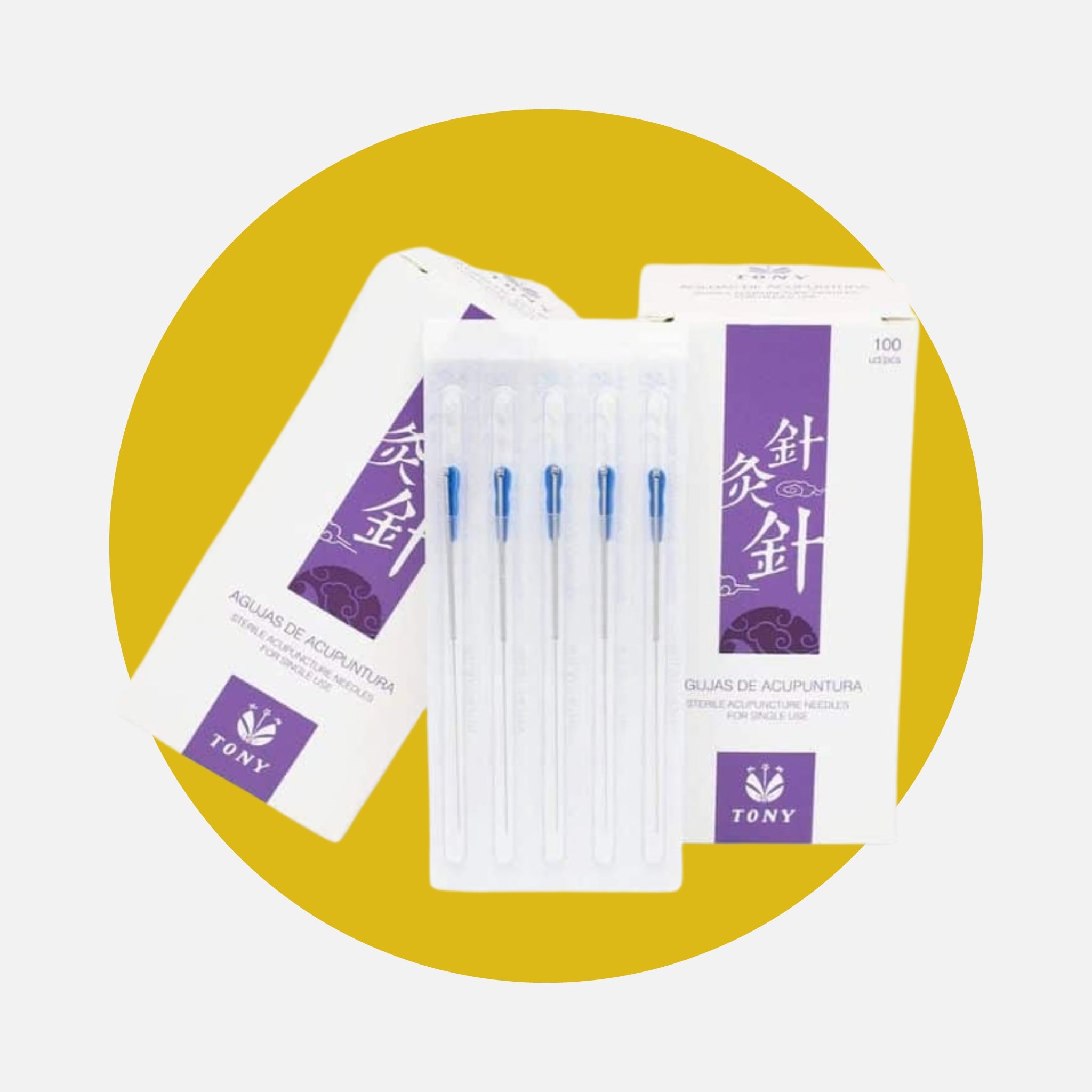 Agujas de acupuntura Tony (100 uds)