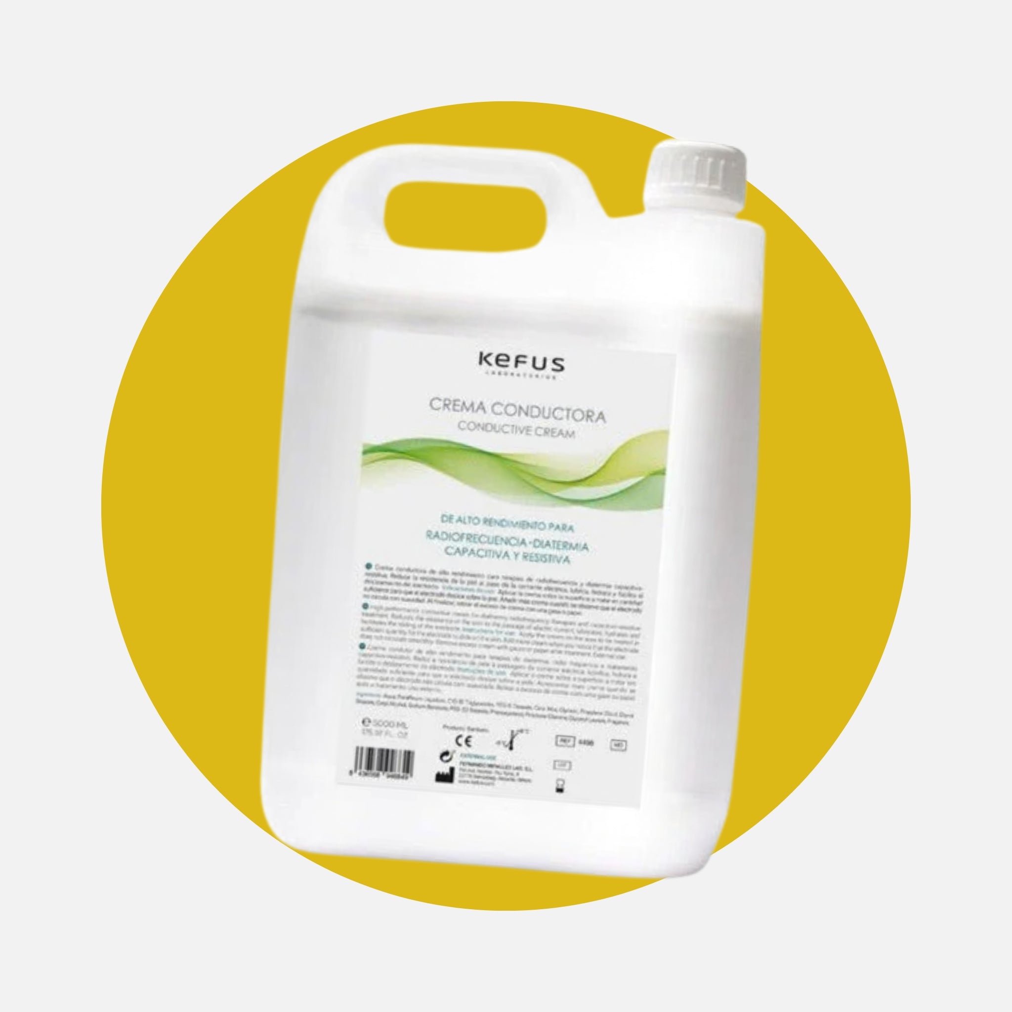 Crema conductora Kefus fisioterapia 5000ml