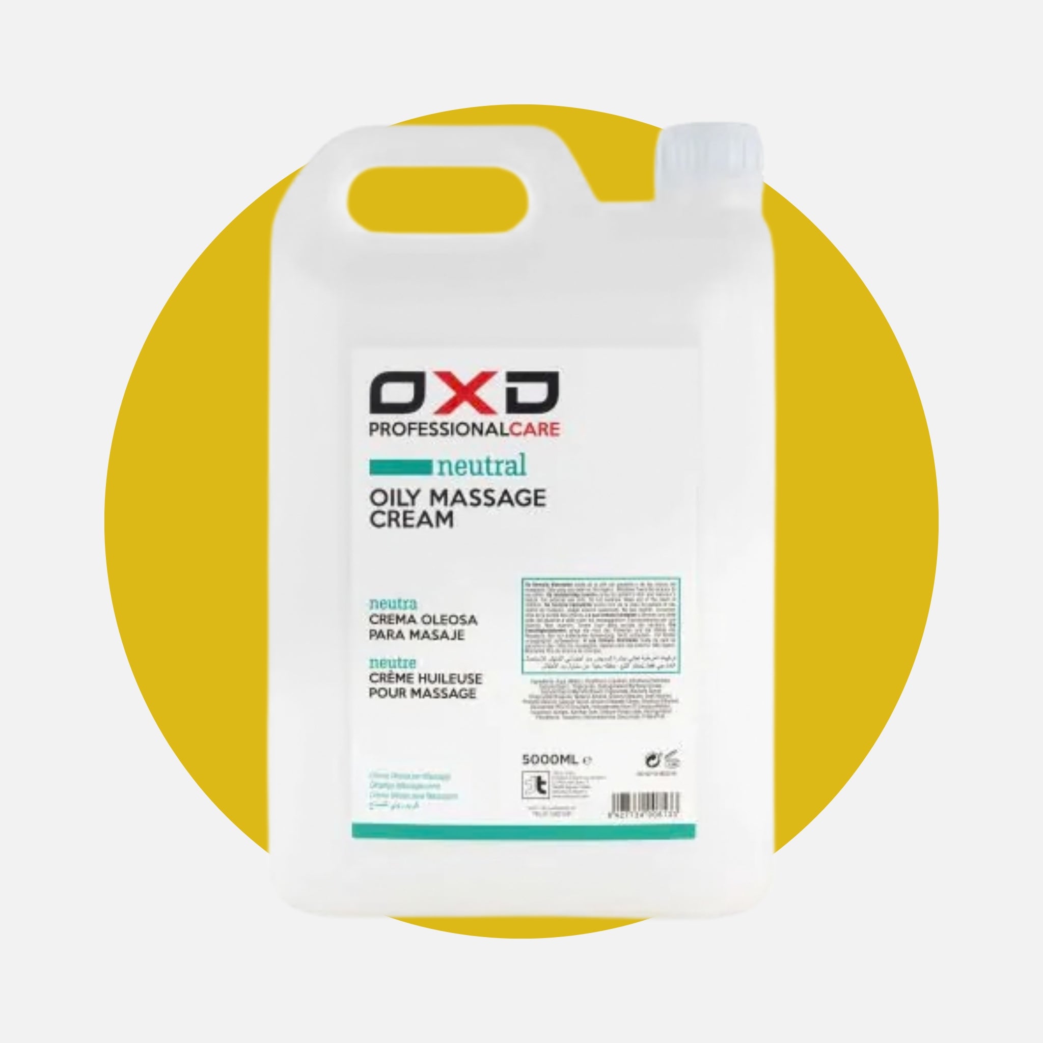 Crema oleosa de masaje OXD neutra 5000ml
