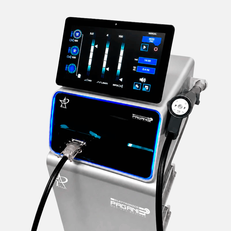 Ondas de choque radial y focal STARWAVE + carro STAR